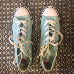 Chuck Taylor Classic Converse Aqua Sneakers 8.5